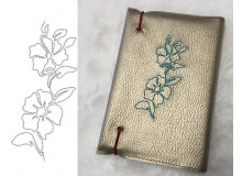 Stickdatei - Garden Flowers Lineart 10 Clematis